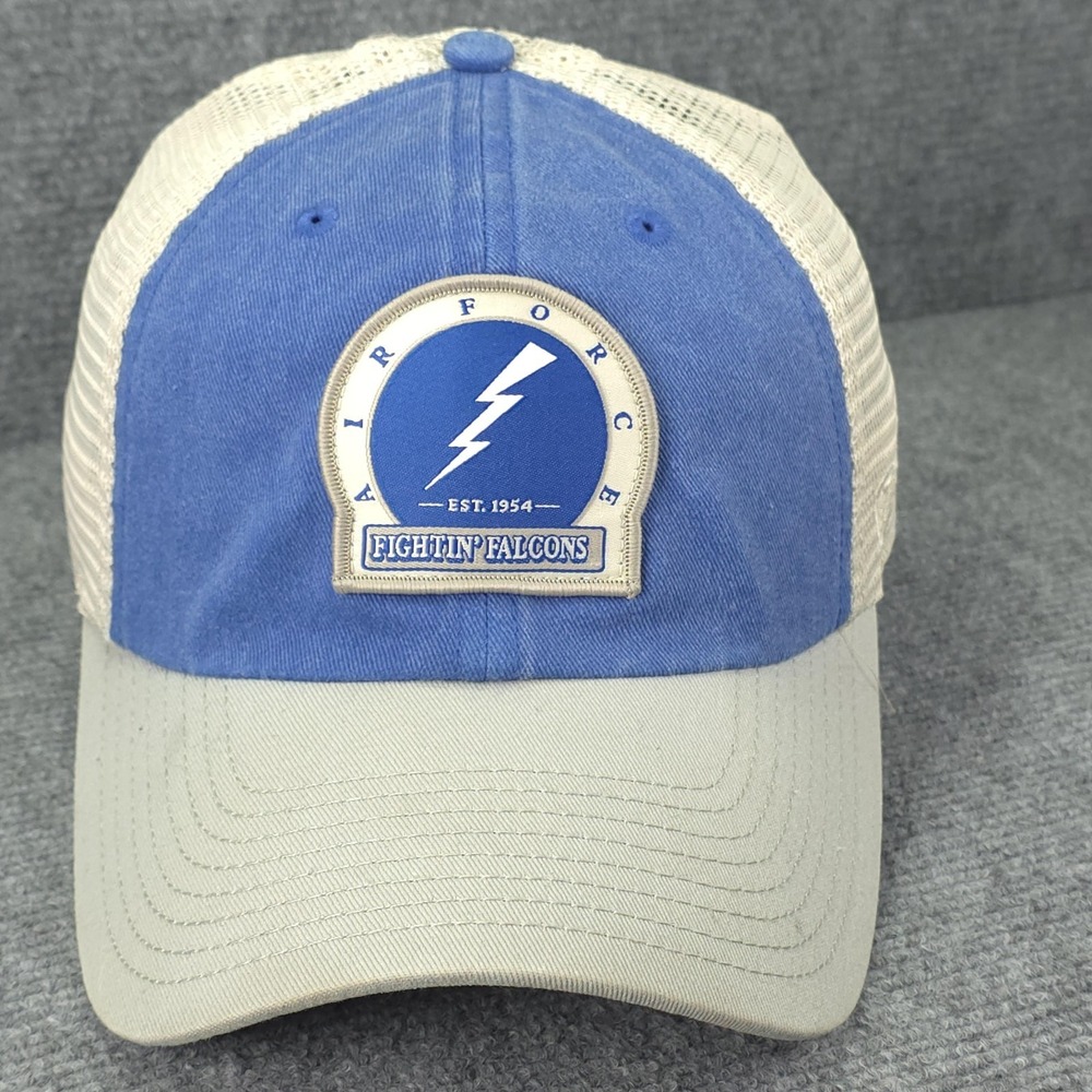 Air Force Falcons Hat Cap Mens Snap Back OS Blue Beige NCAA Football Top World